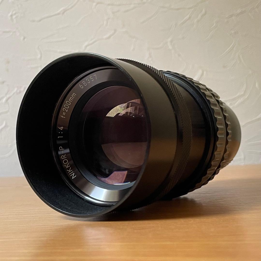 ニコンNIKKOR-P 200mm f4 ゼンザブロニカ交換レンズ ケース付