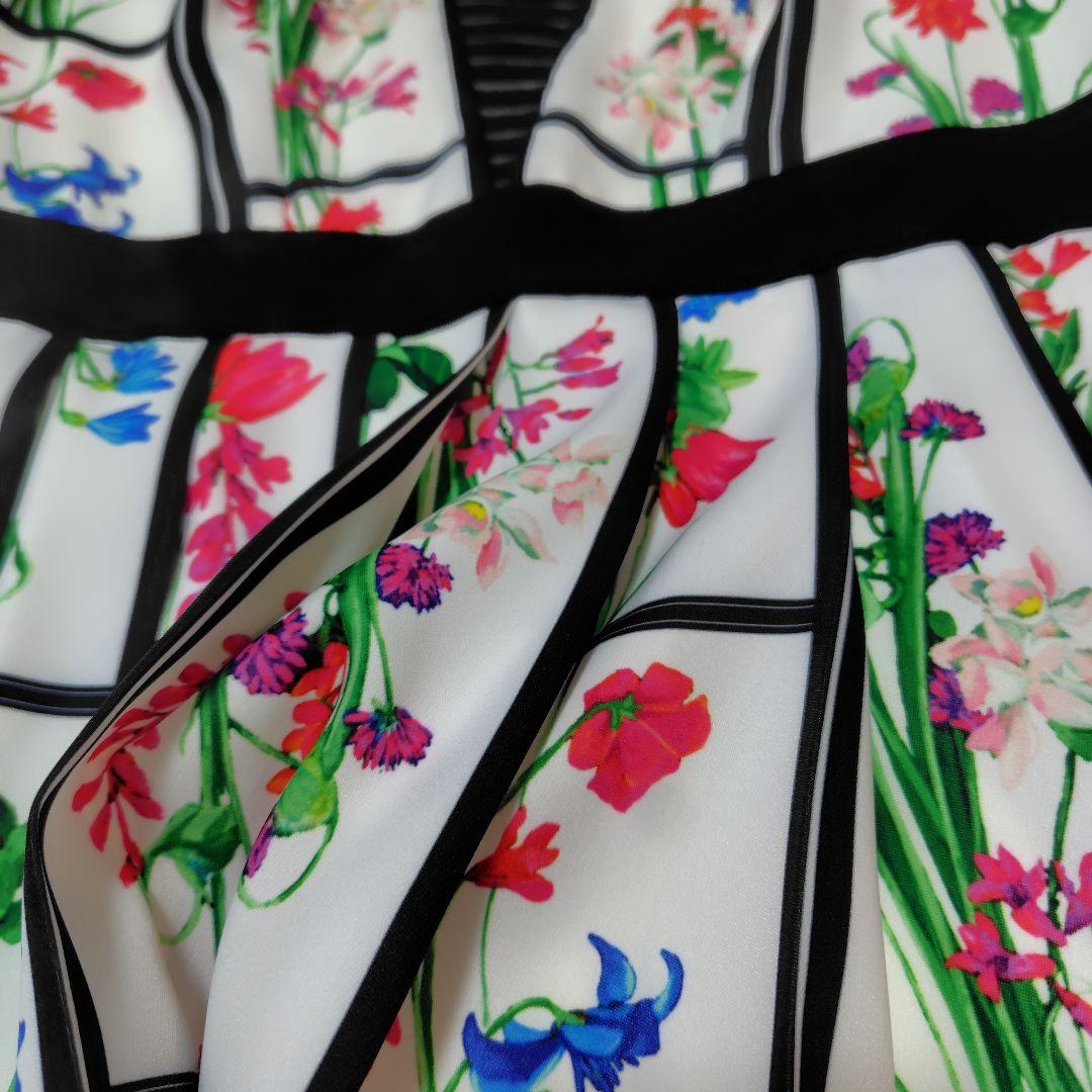 【タグ付き♡定価8.5万】タダシショージ　プリーツフローラルドレス　アンミカ着用