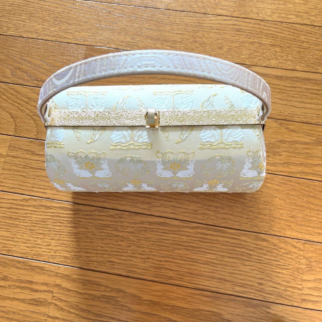 【早い者勝ち】草履バッグセット 花柄 アイボリー 美品