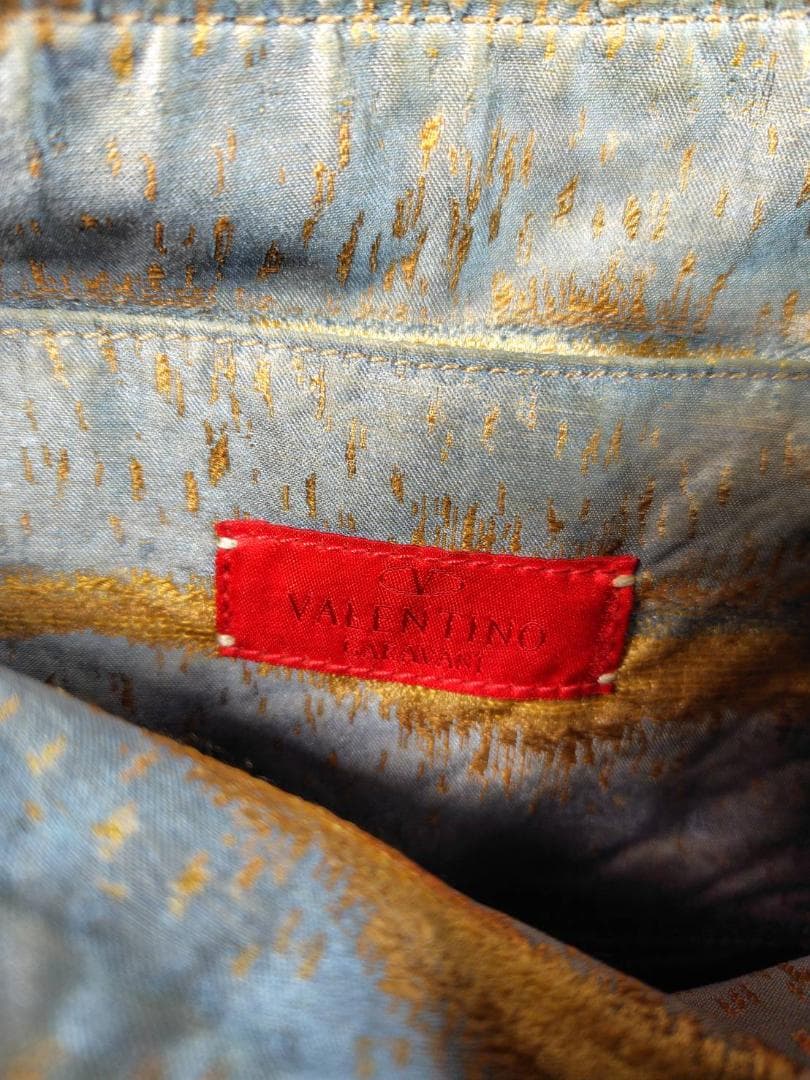 ヴァレンチノ　ワンショルダーバッグ スエード　レザー