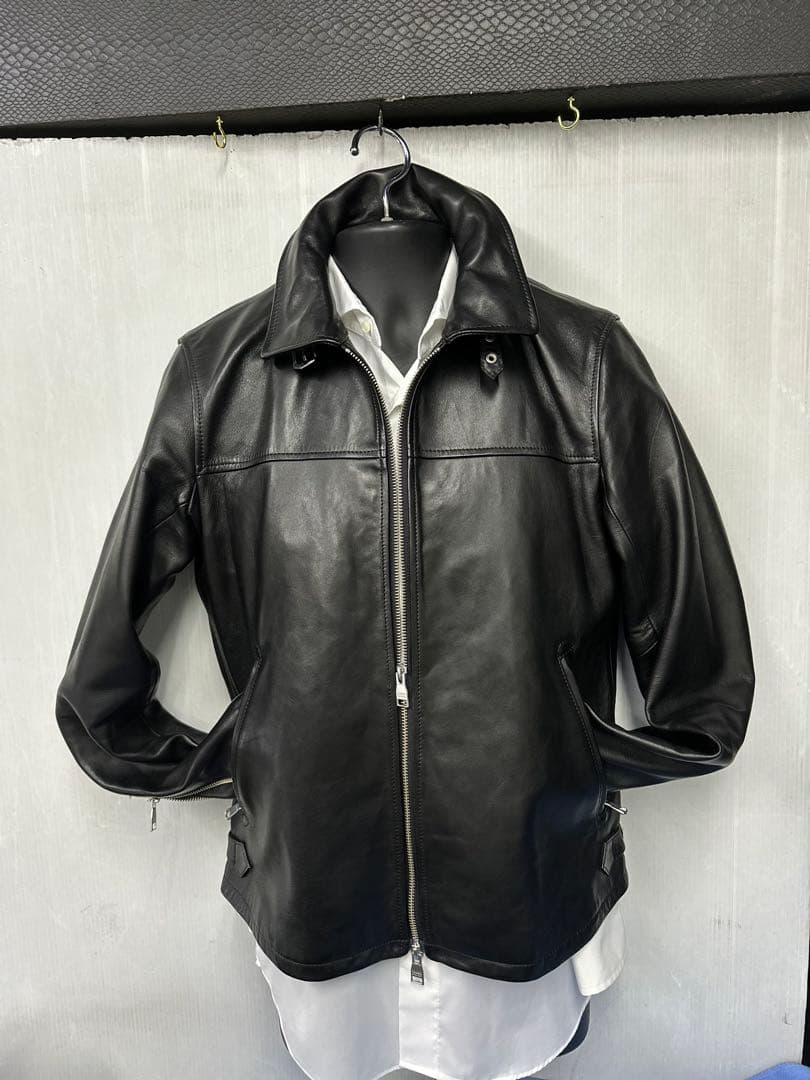 d*3様 美品　TAKEO KIKUCHI(タケオキクチ)レザーシングルライダー