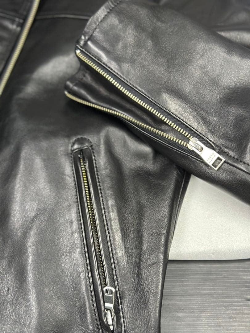 d*3様 美品　TAKEO KIKUCHI(タケオキクチ)レザーシングルライダー