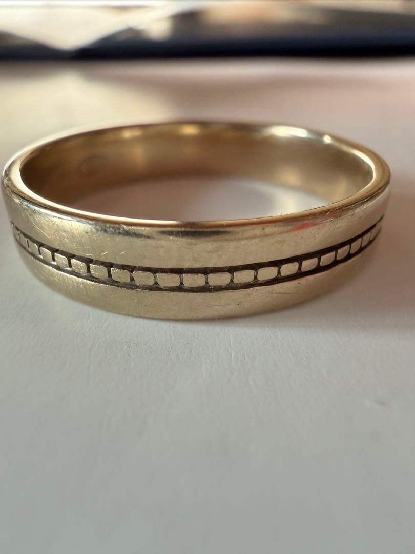 DIAS K18WG ホワイトゴールド リング 約19号 内径19mm 保証書有