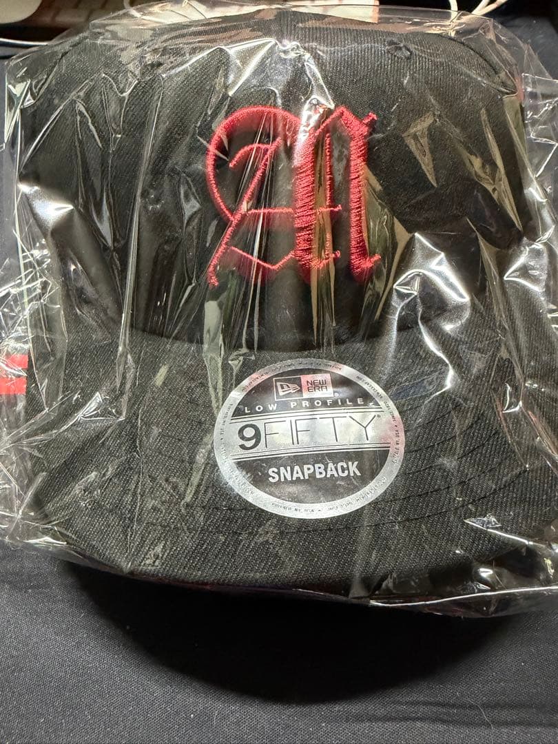 ahmurders黒い9FIFTYスナップバックキャップ