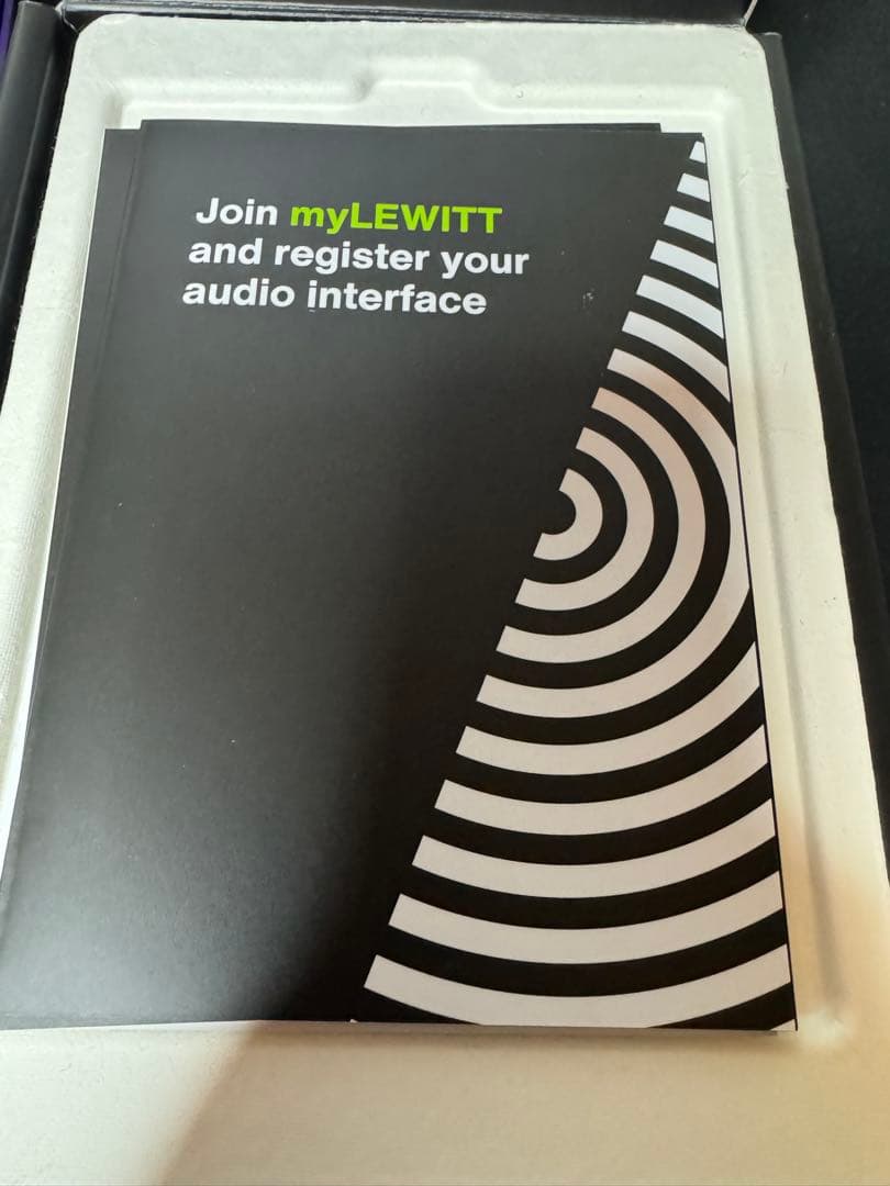 【ジャンク】LEWITT CONNECT 2 オーディオインターフェイス