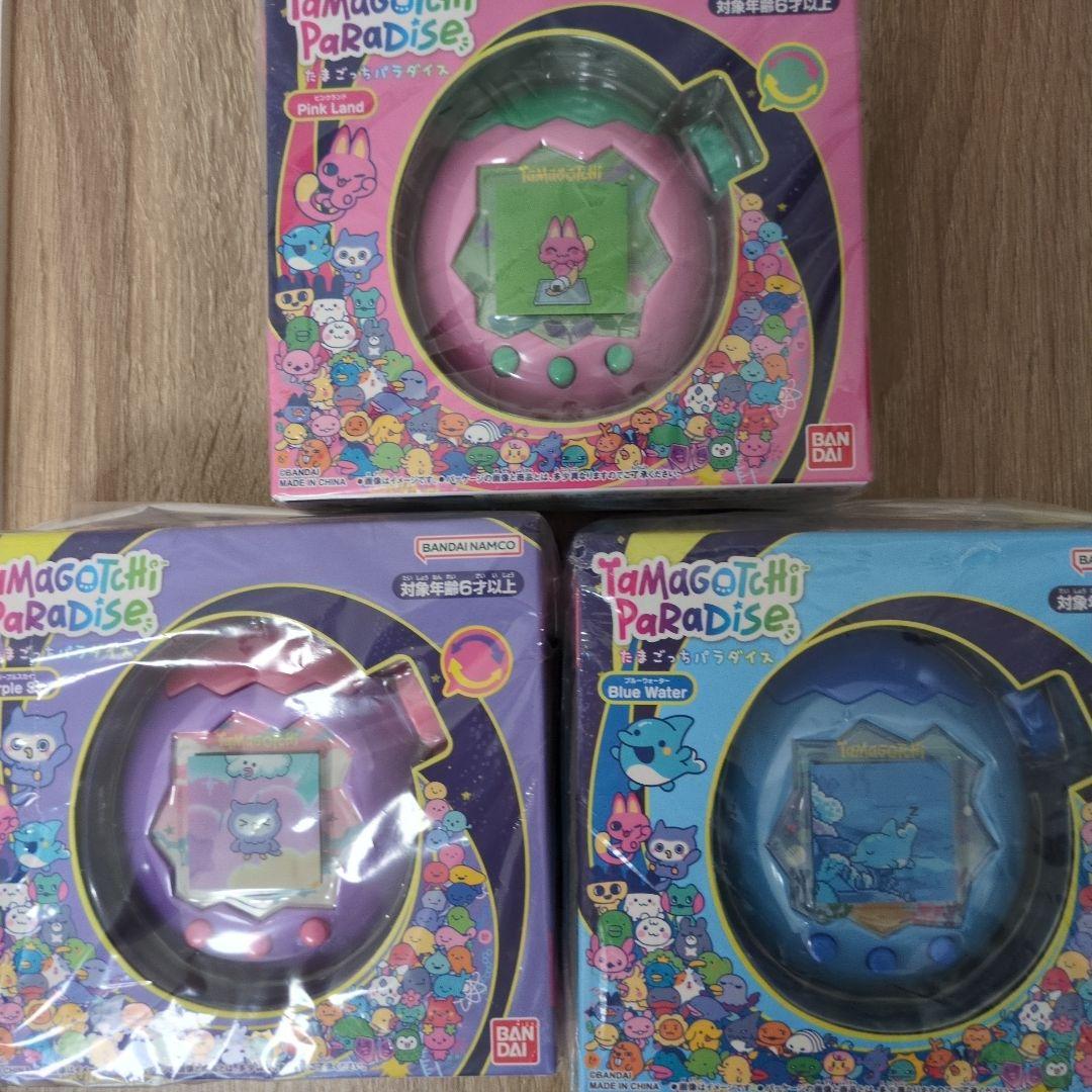 【新品未開封】たまごっちパラダイス　全種3色セット 特典付き