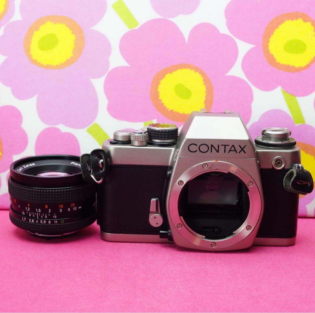 フィルムカメラ名機❤️完全機械式カメラ❤️コンタックス S2❤️プラナー50mm付き