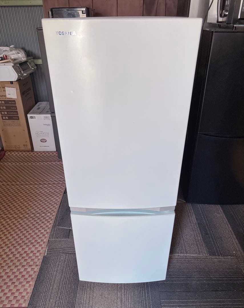 TOSHIBA 2019年式 2ドア冷蔵庫 GR-R15BS 153L