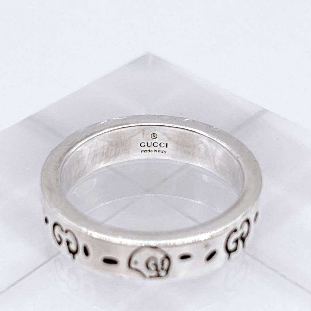 GUCCI グッチ ゴースト レディース 9号 シルバー925 スカル