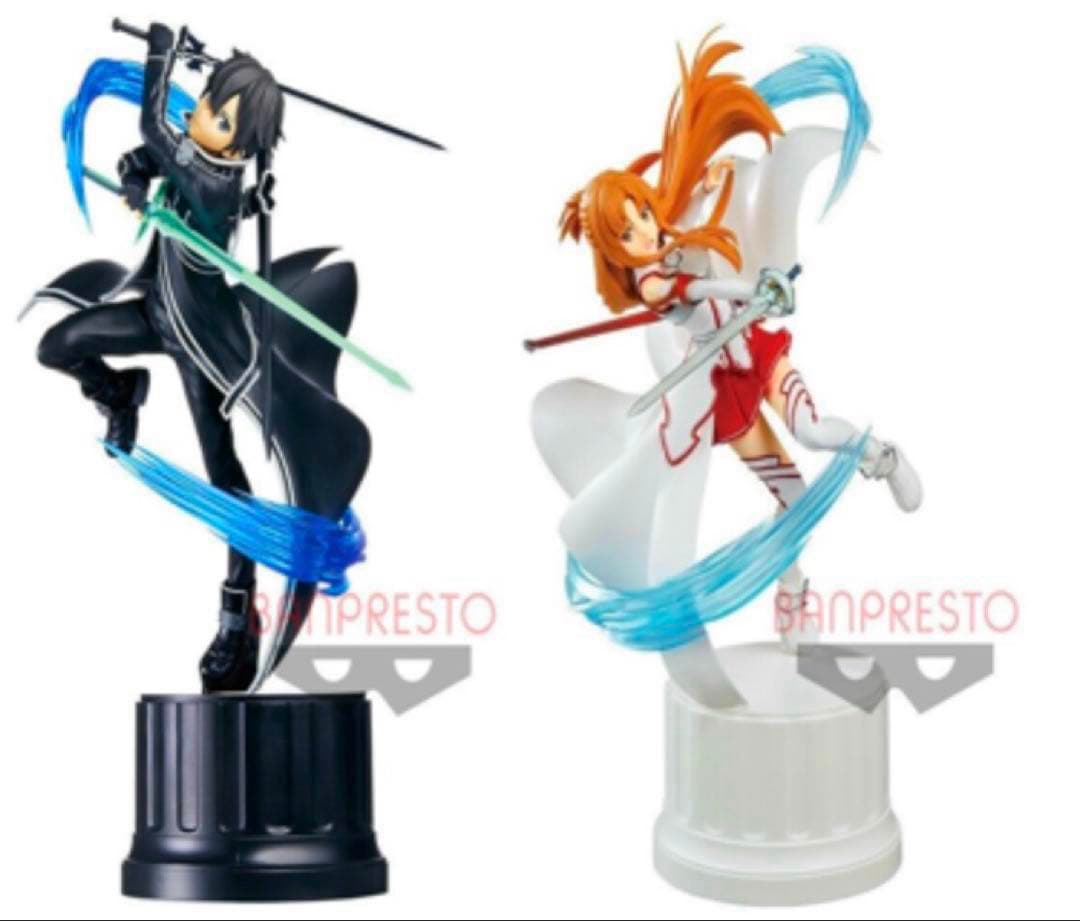 SAO ESPRESTO キリト 黒の剣士ver. アスナ 血盟騎士団ver.