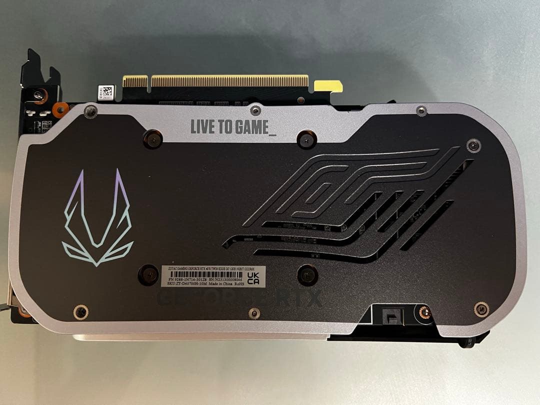 グラフィックボード・グラボ・ビデオカード ZOTAC GeForce RTX 4070 TWIN EDGE OC 12GB