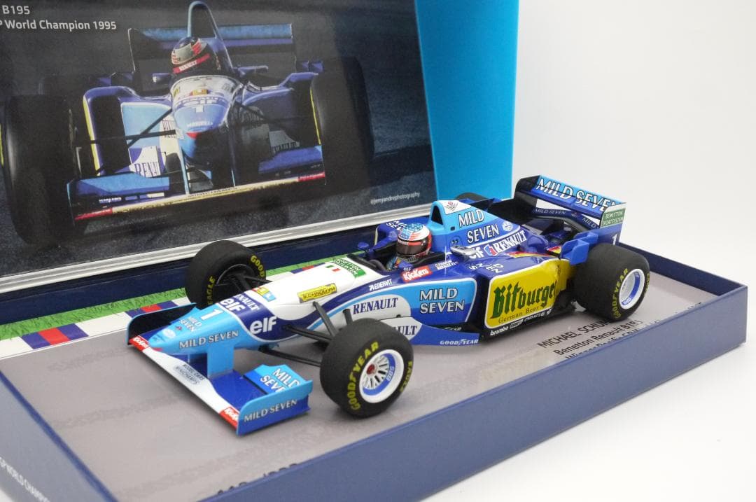 RS00641/18 ベネトン B195 岡山 M.シューマッハ PMA