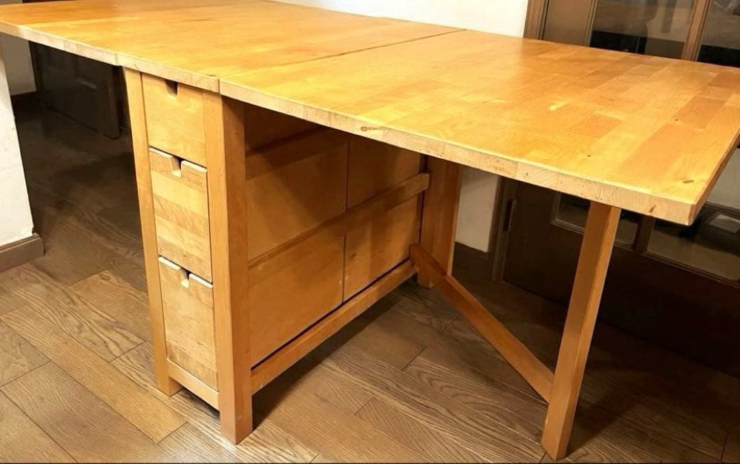 ろびん　IKEA NORDEN ノールデン　バタフライテーブル　廃盤品
