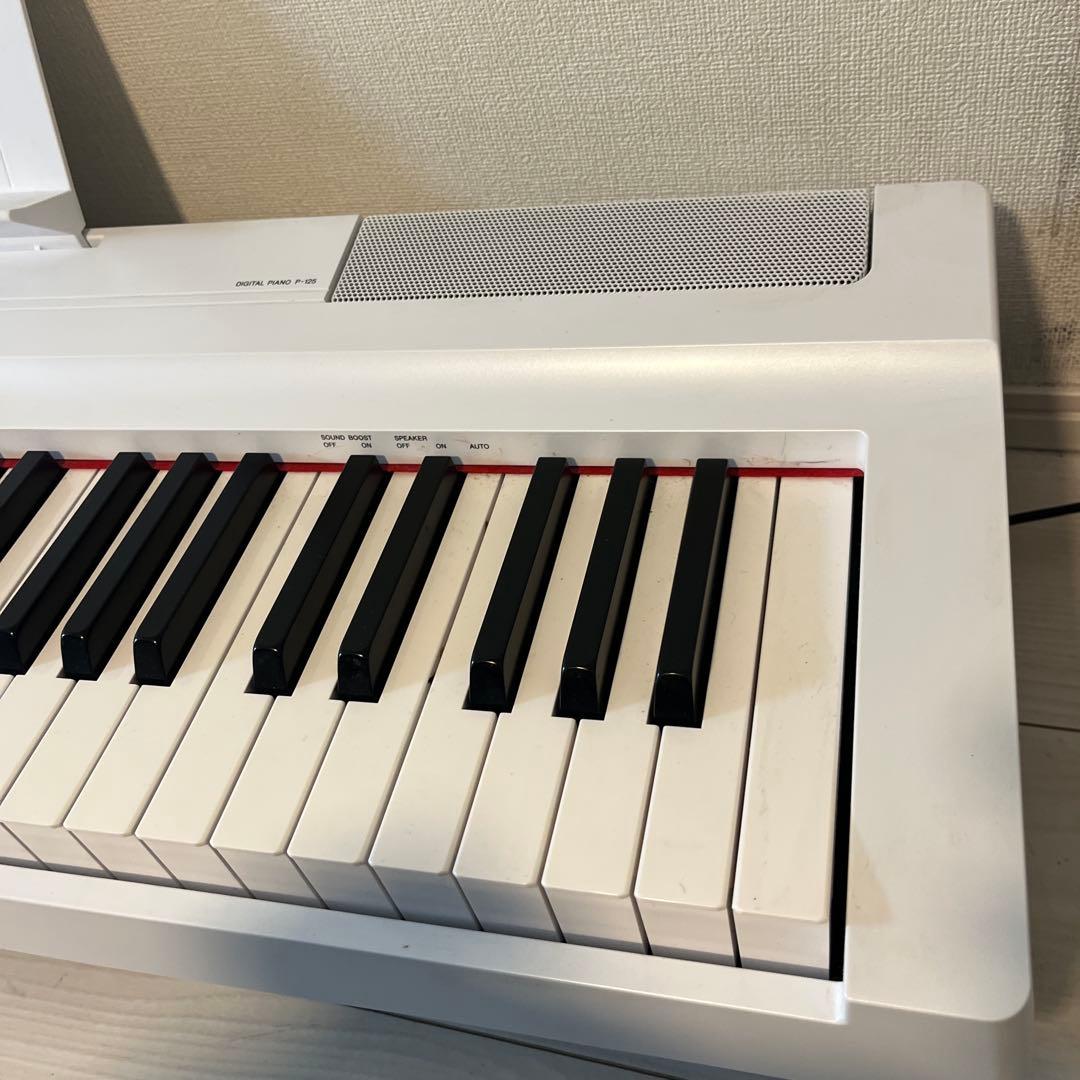YAMAHA P-125WH 電子ピアノ 88鍵盤 ヤマハ