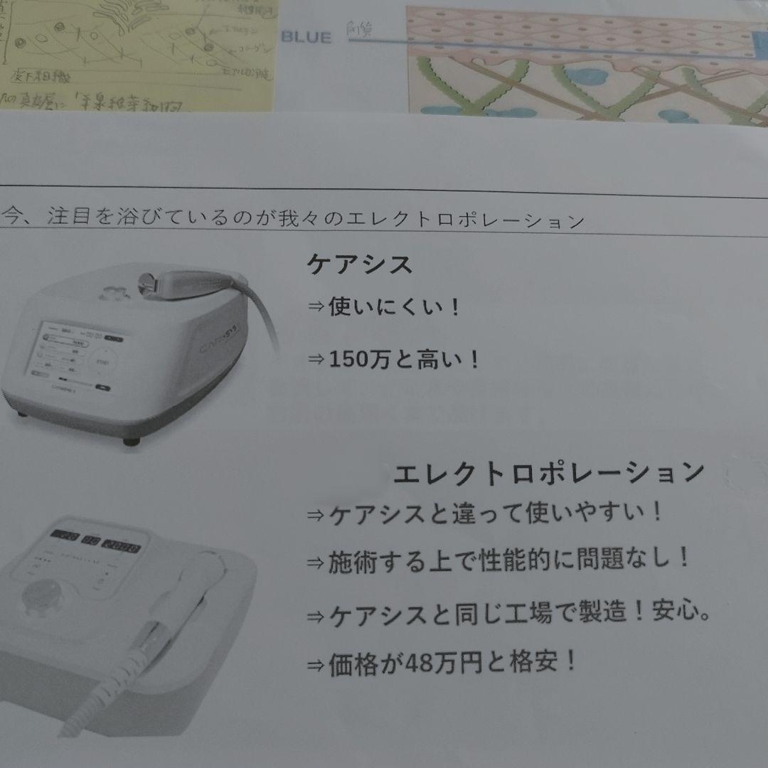 ［新品］美顔器 温度設定・強度調整機能付き/エレクトロポレーション