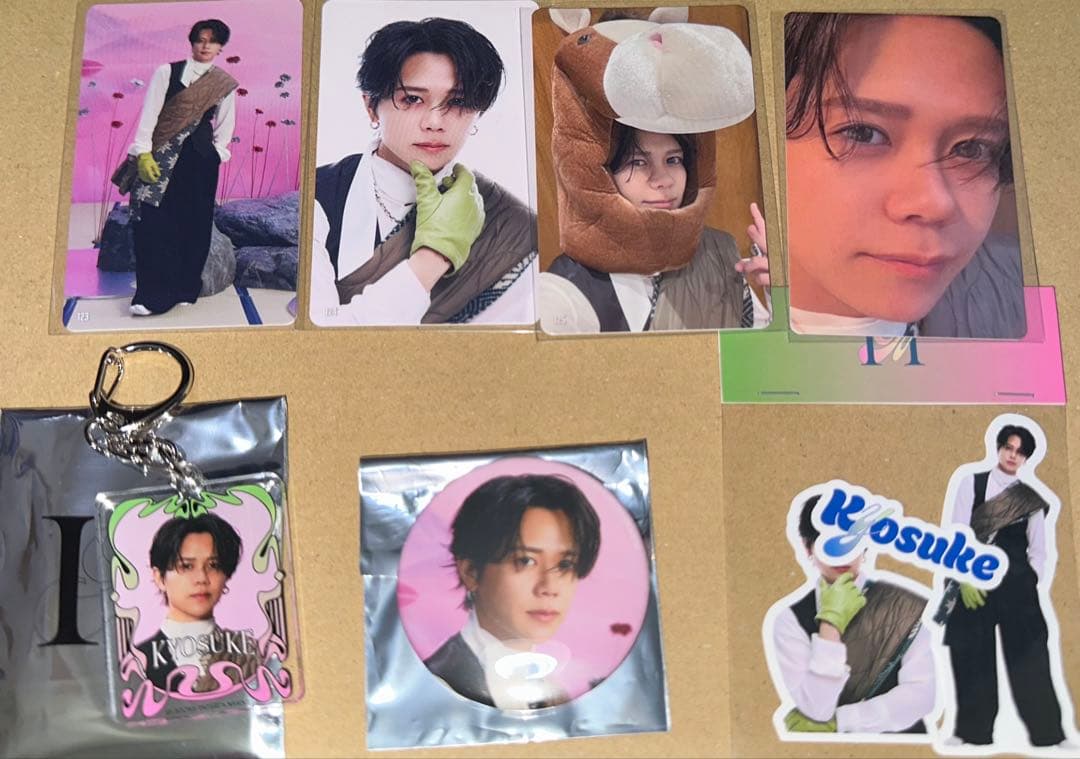 INI POPUP 藤牧京介　トレカ ステッカー 缶バッジ アクキー