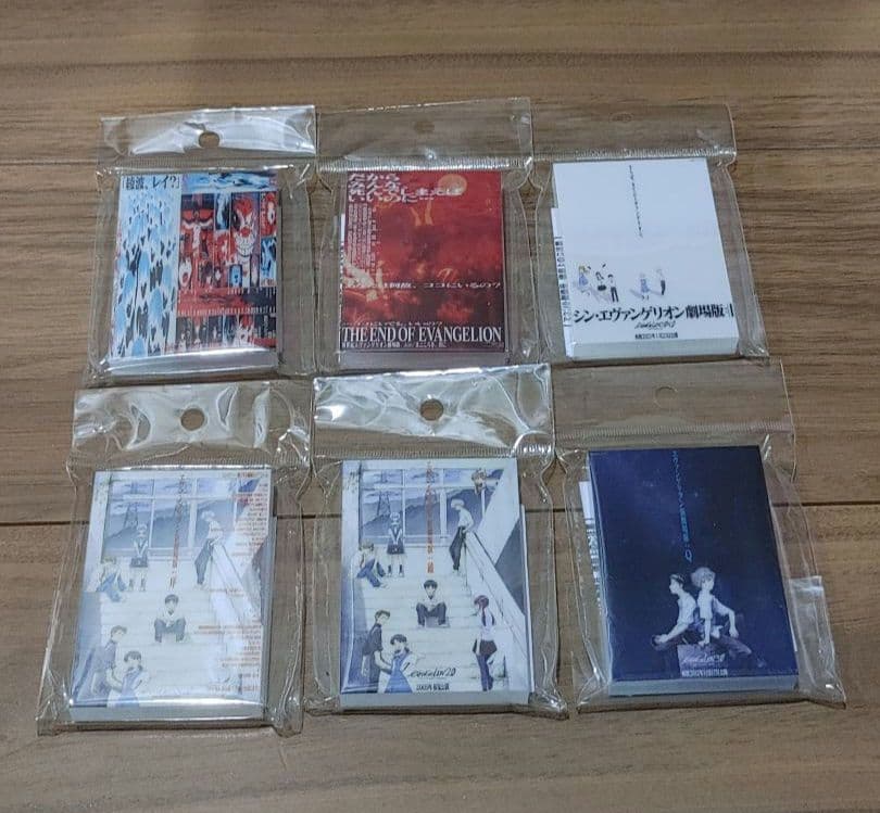 劇場版 新世紀エヴァンゲリオン ポスターアクリル ブロック 6種　セット
