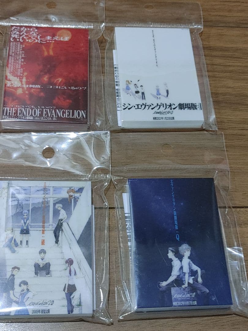 劇場版 新世紀エヴァンゲリオン ポスターアクリル ブロック 6種　セット