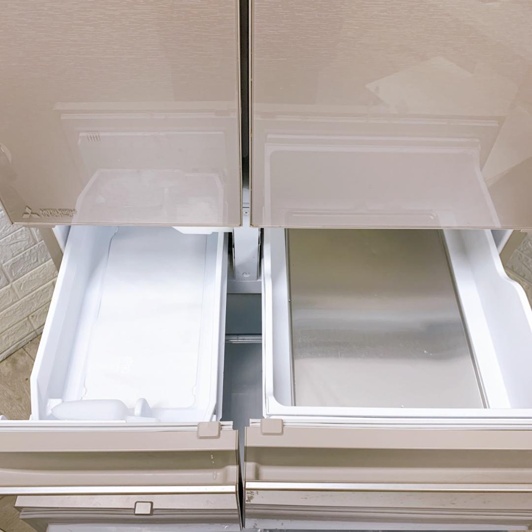 B11221 ミツビシ 三菱 608L 冷蔵庫 大型 MR-WZ61H-C1