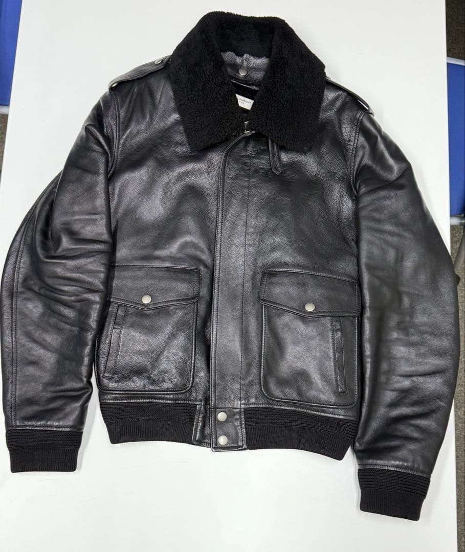 Saint Laurent サンローラン レザージャケット　デザイナー着用