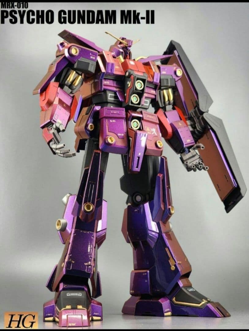 N*l様 バンダイ　HG サイコガンダムMk2 　サイコガンダムマークⅡ　塗装完