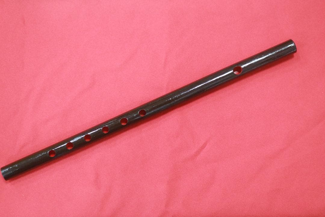 沖縄県産　琉球横笛　竹製（A～A♯調に変調できる琉笛）上級用　手工品　新品未使用