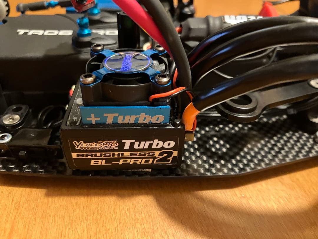 タミヤ　TA06メカ＆オプションその他パーツ付き