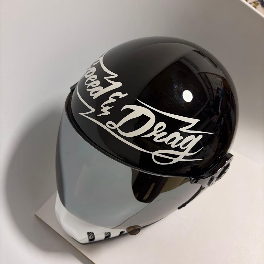 Horizon Vanson コラボ　フルフェイスヘルメット 黒/白