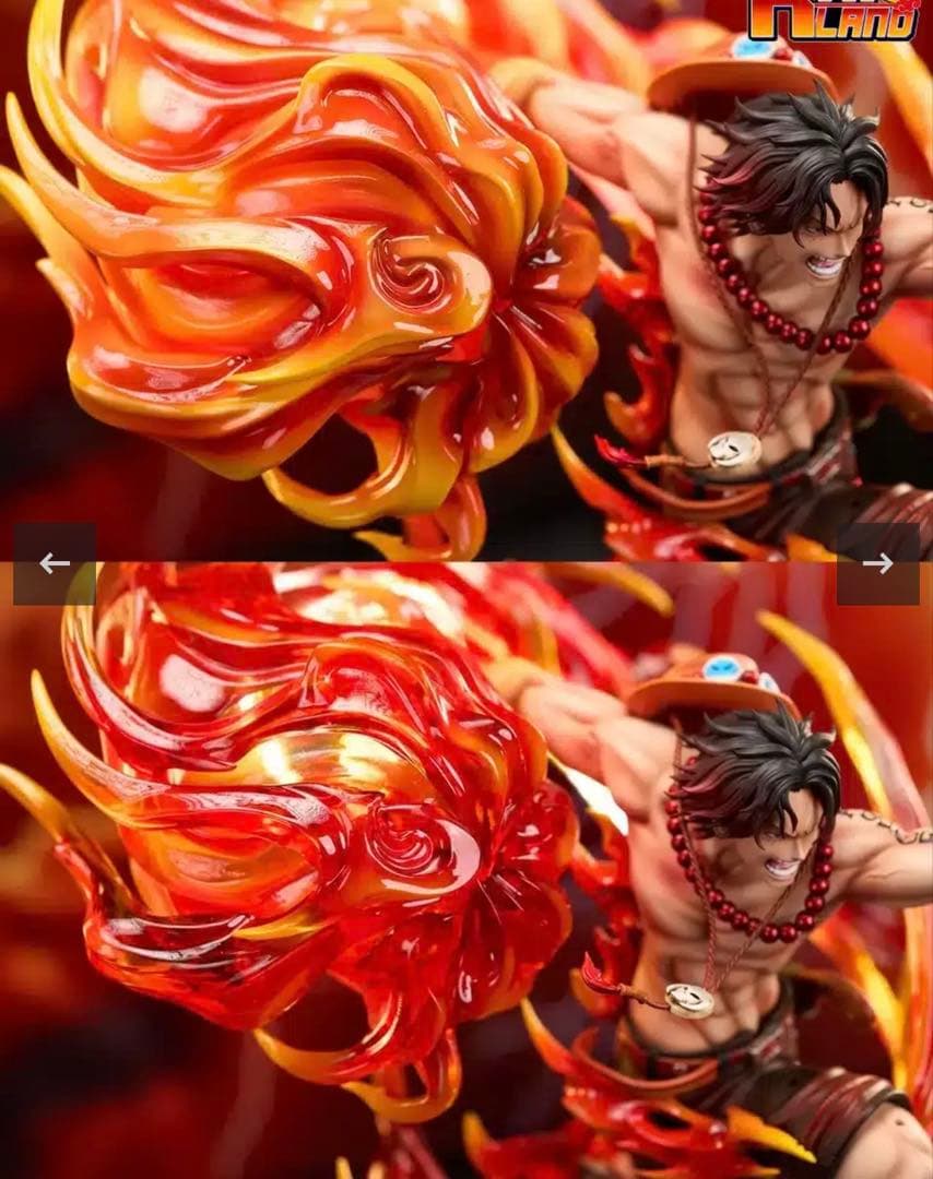 ワンピース エース フィギュア 約30cm 新品　購入しないでください