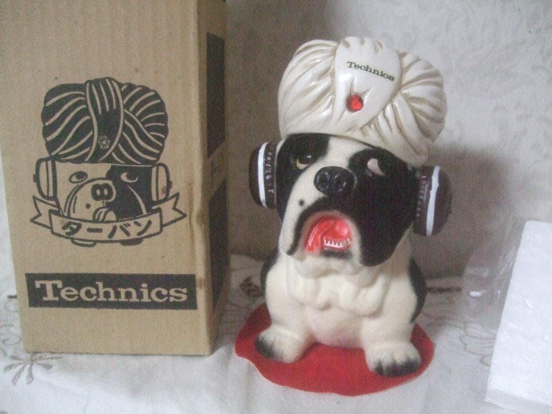非売品 Technics テクニクス ブルドッグ★ターバン　箱付き