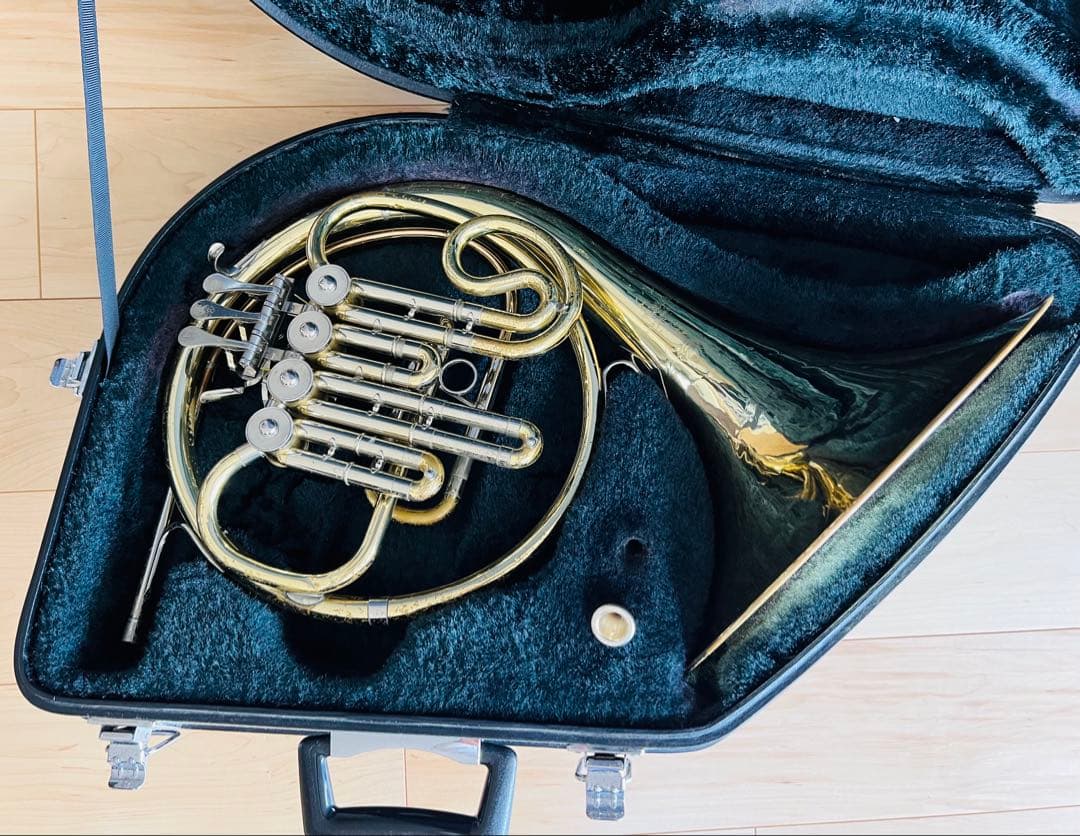 YAMAHA YHR322 Bbシングルフレンチホルン マウスピース　ケース付き