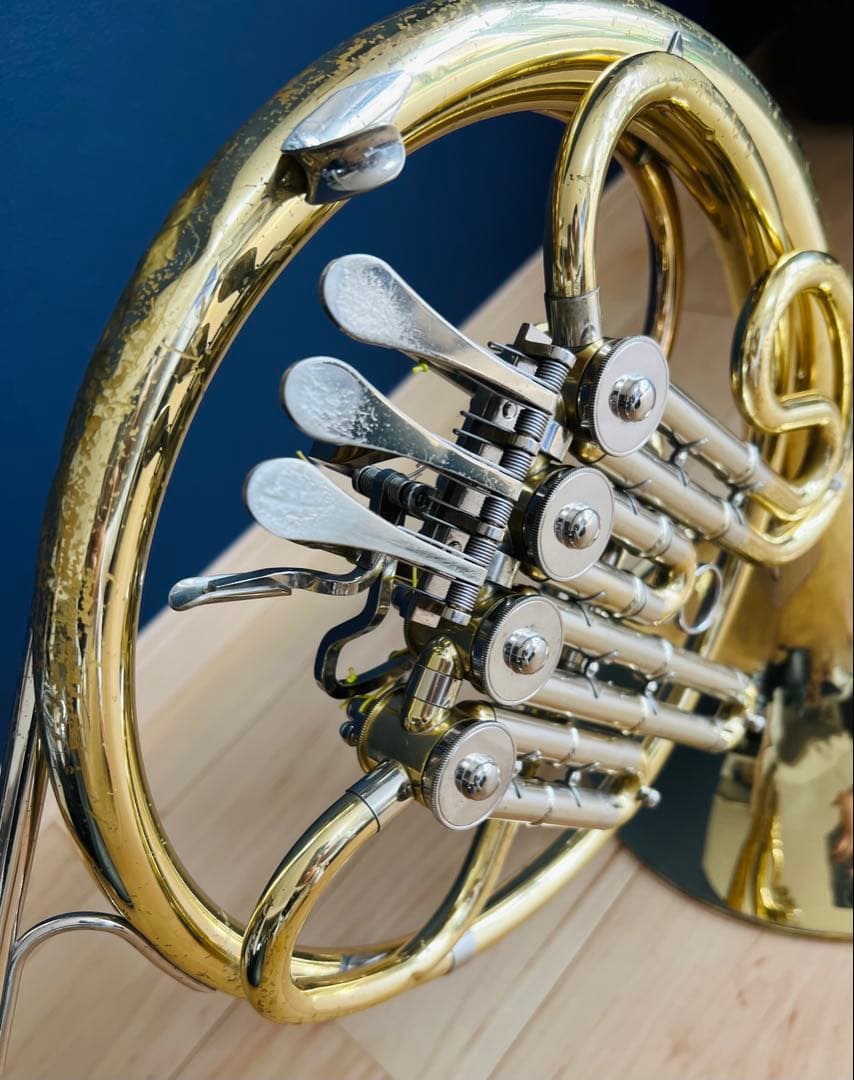 YAMAHA YHR322 Bbシングルフレンチホルン マウスピース　ケース付き