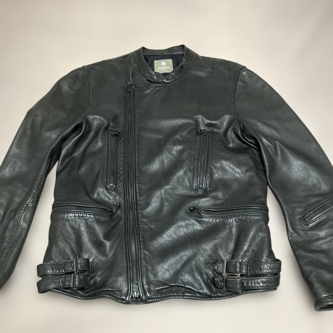 Nano Universe セミダブルライダース　シープスキン　M