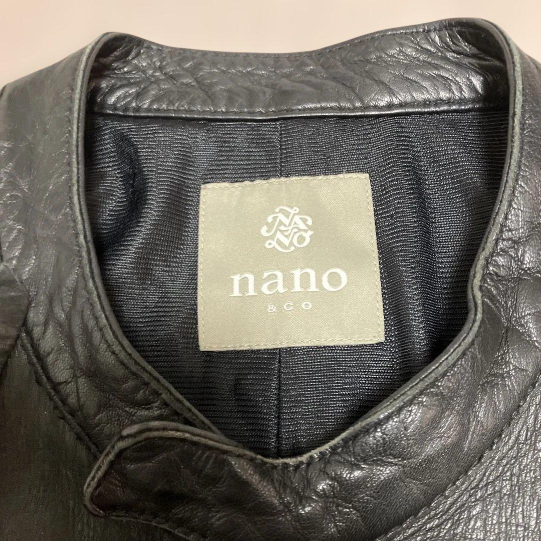 Nano Universe セミダブルライダース　シープスキン　M