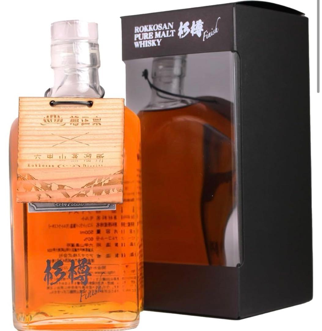 六甲山 ピュアモルトウイスキー 杉樽フィニッシュ 60度 500ml