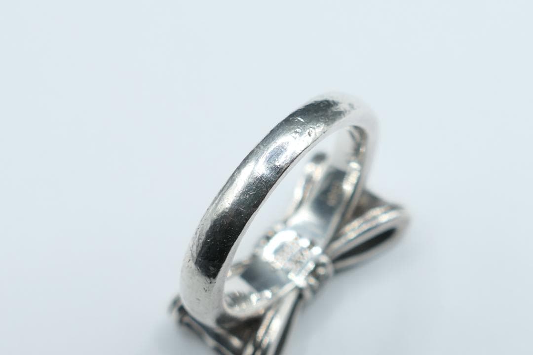 美品　16号　ジャスティンデイビス　プロミス　リング　SRJ328　リボン