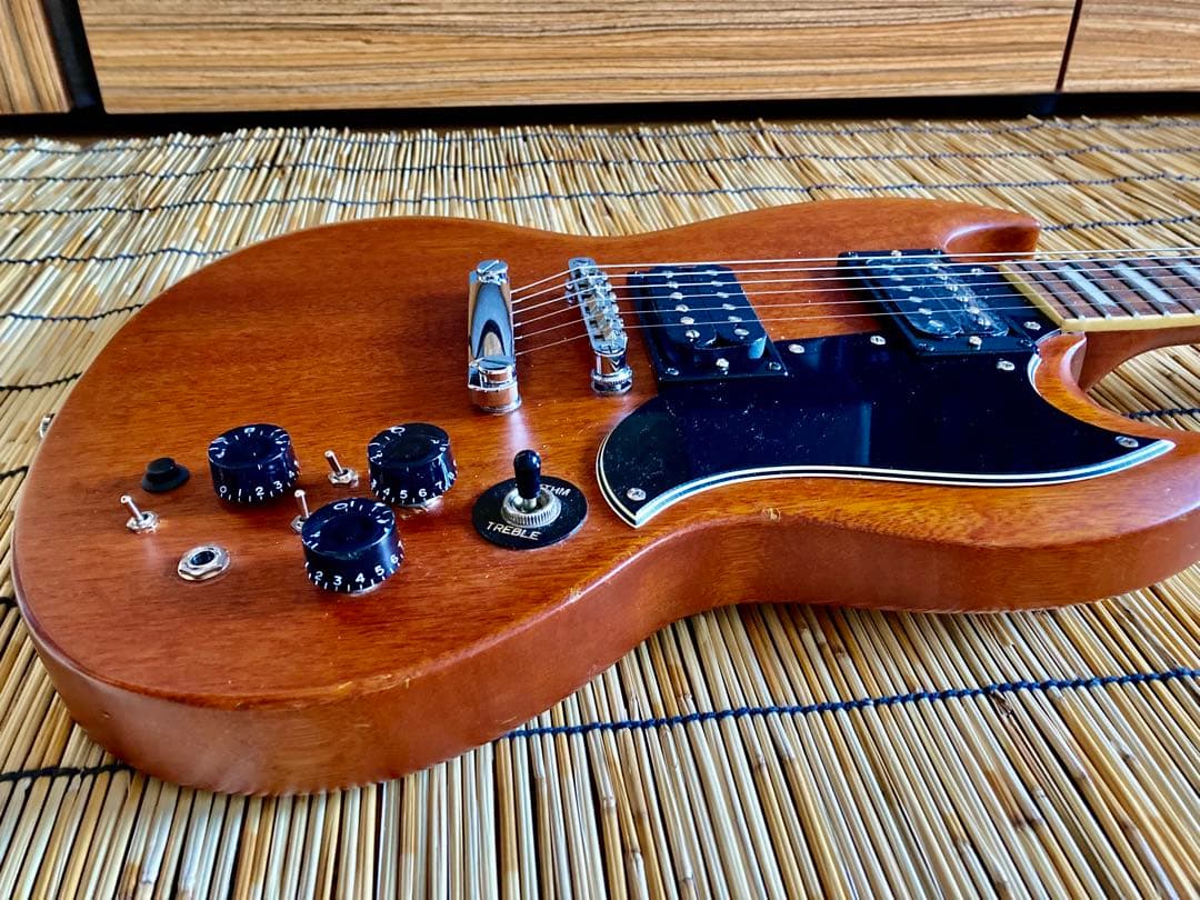 ☆最終値下決断☆希少　オイルステイン仕上げ　セットネックのEpiPhone SG