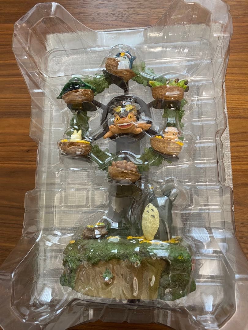 ☆稀少・廃盤品☆となりのトトロ　「森の観覧車オルゴール」+「バス停」宮崎駿