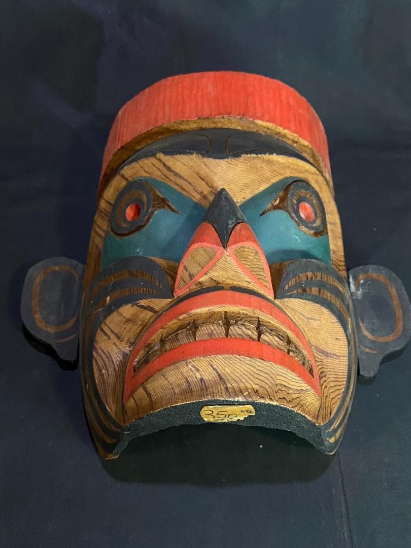 Kwakiutl Mask Oscar Ozzie Matilpi 木製 マスク