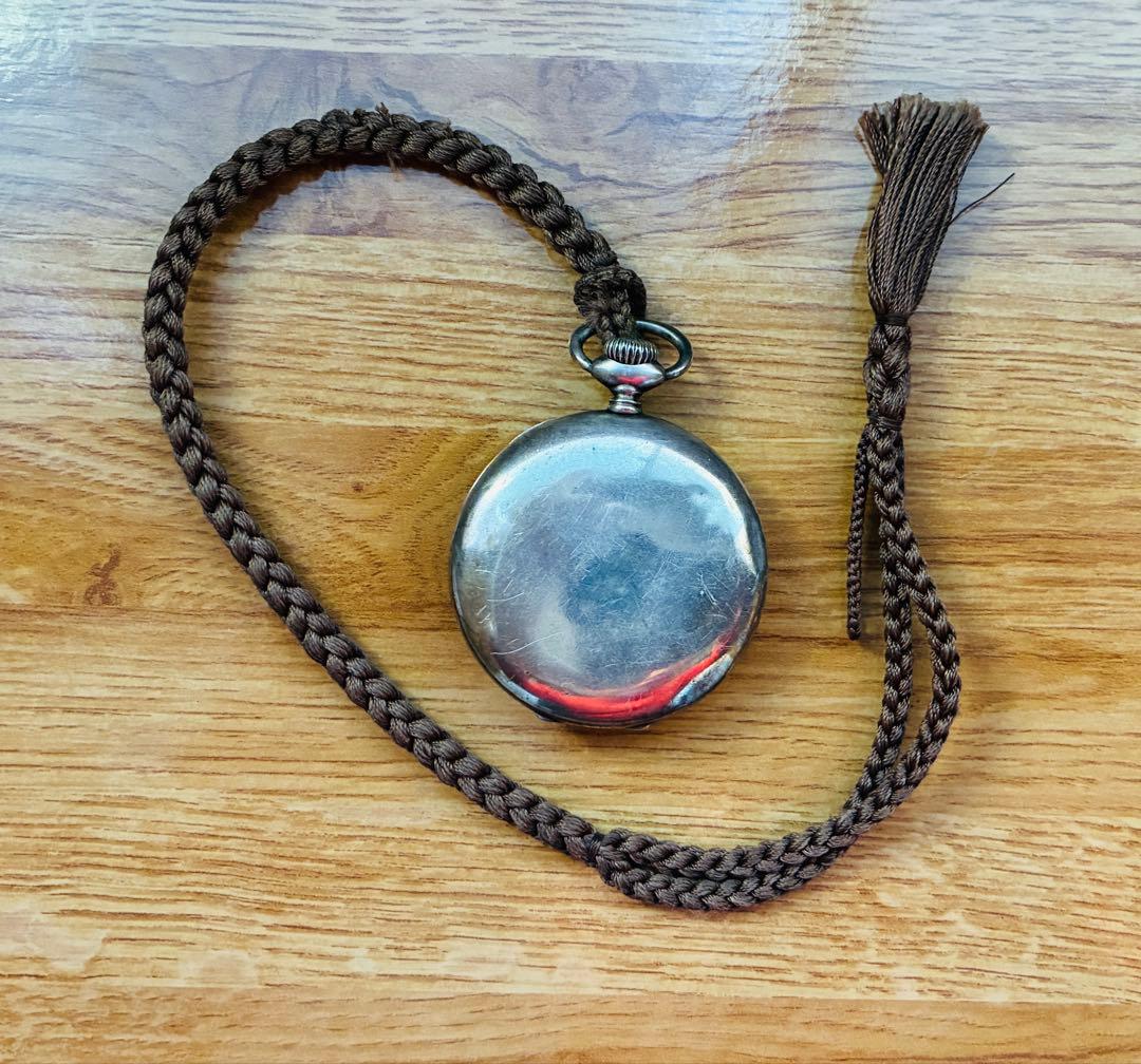 精工舎 SEIKOSHA EMPIRE 懐中時計 銀無垢 OH/風防交換済み