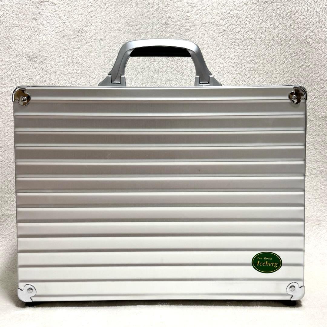 良品 RIMOWA リモワ アルミ製 アタッシュケース カギ付き