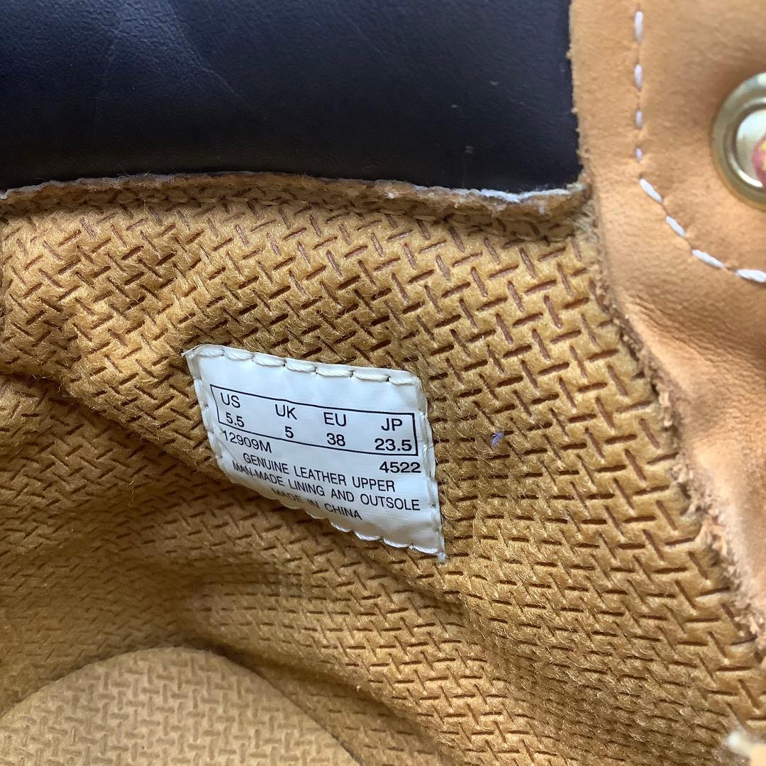 Timberland 23.5 イエローブーツ