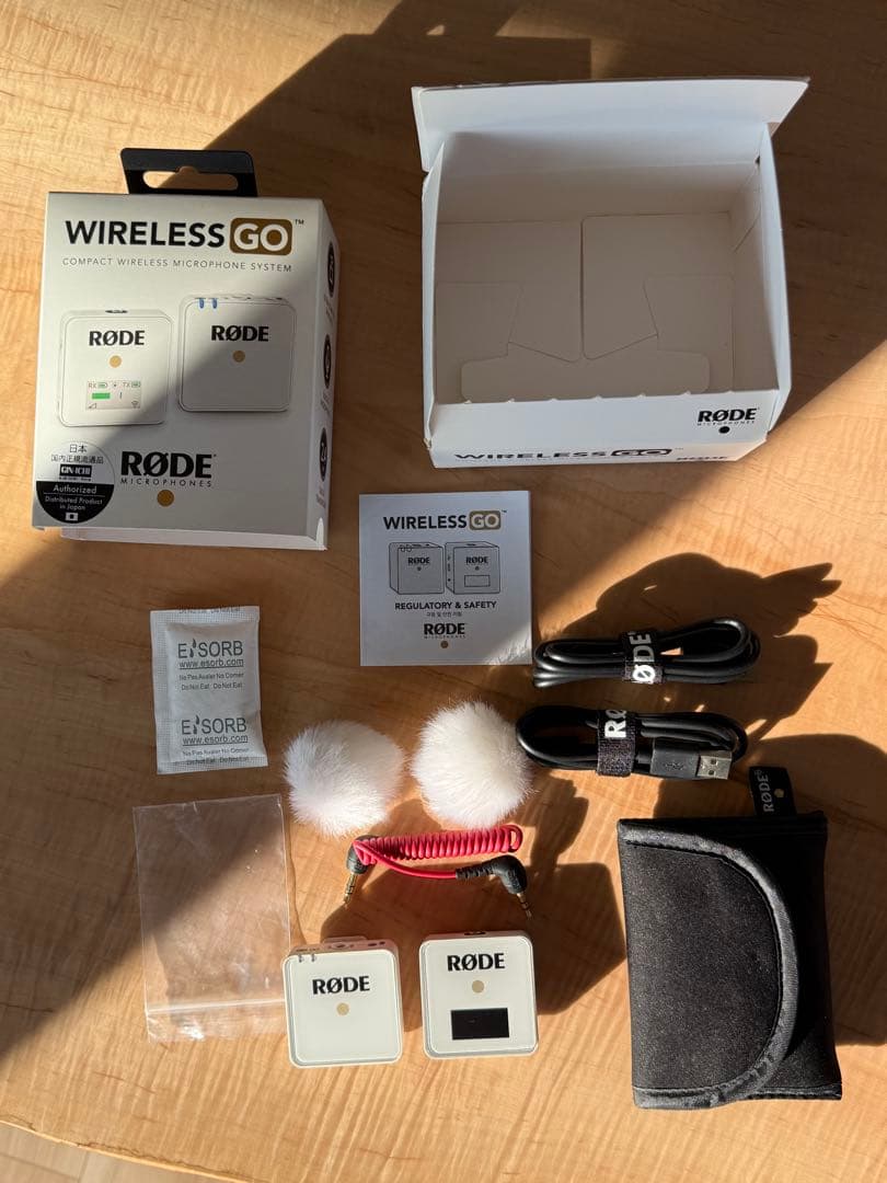 RØDE WIRELESS GO ワイヤレスマイクシステム