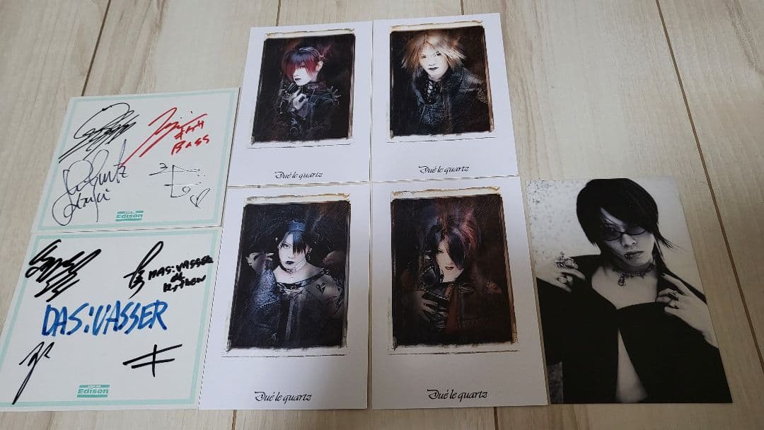 Due'le quartz サイン＆ポストカード