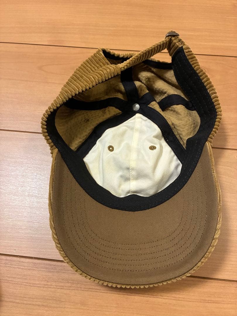 帽子 Supreme corduroy small box 6-panel brown