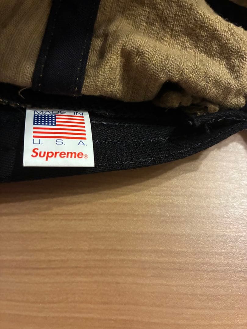 帽子 Supreme corduroy small box 6-panel brown