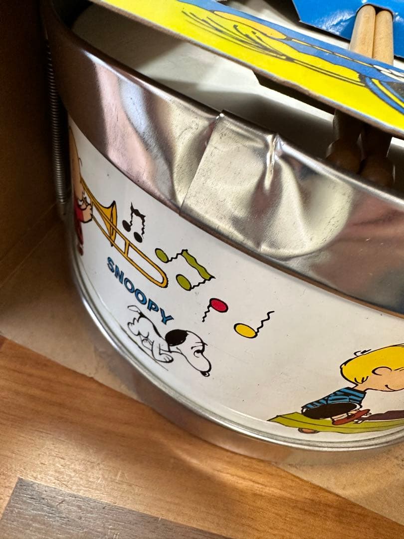 スヌーピー snoopy peanuts 太鼓