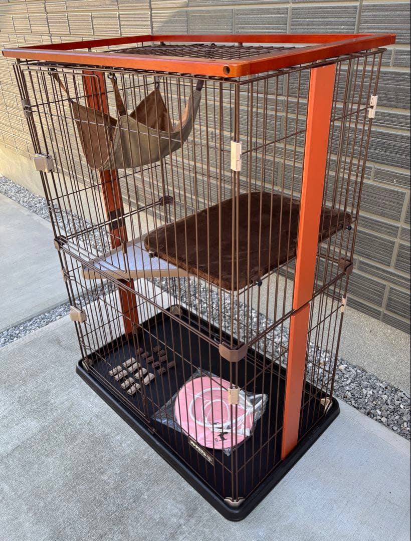 ボンビアルコン　キャットケージ　ウッドワン　キャット　ハンモック　ペットヒーター