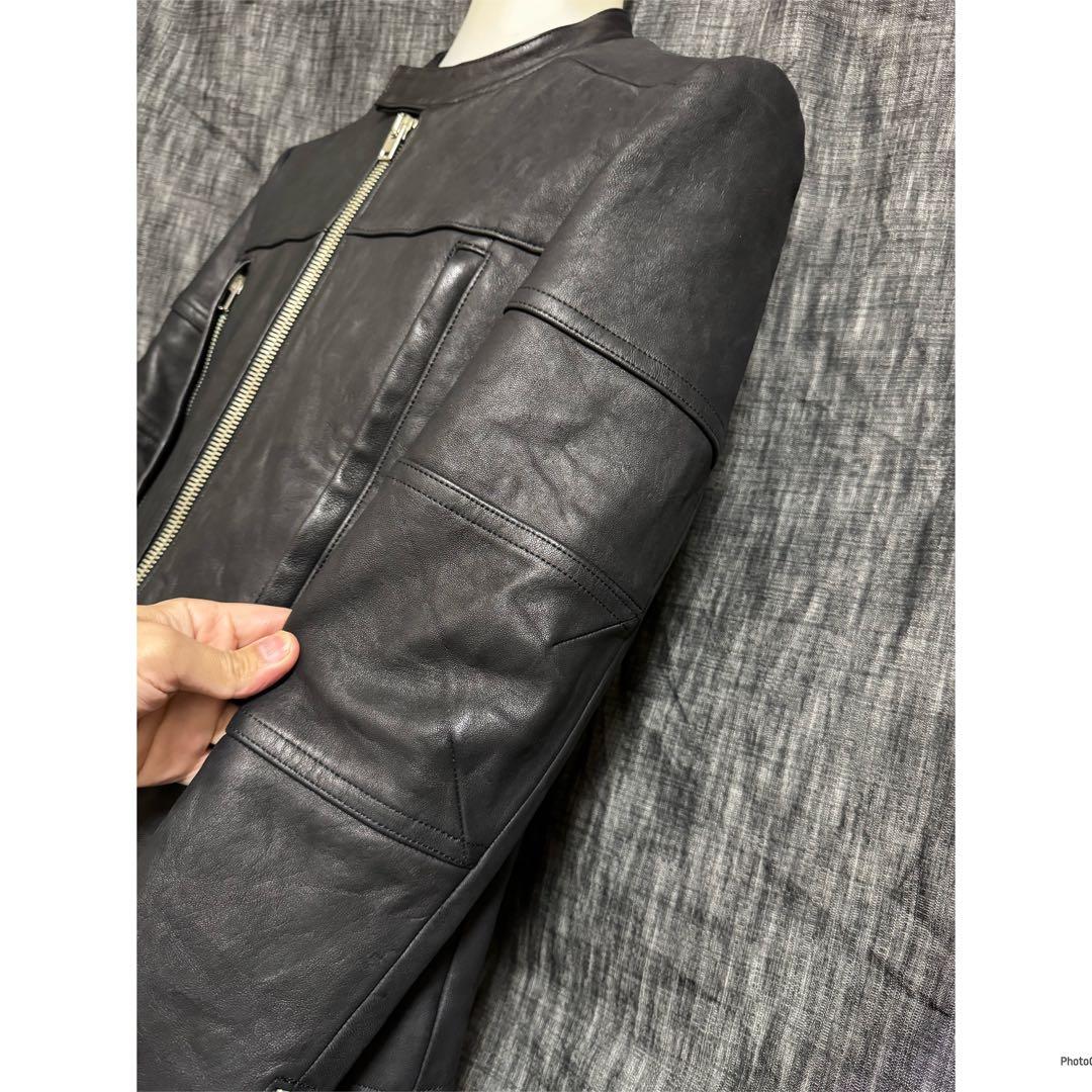 Wizzard ウィザード　肉厚 羊革　シープスキン　シングルライダース　3 黒