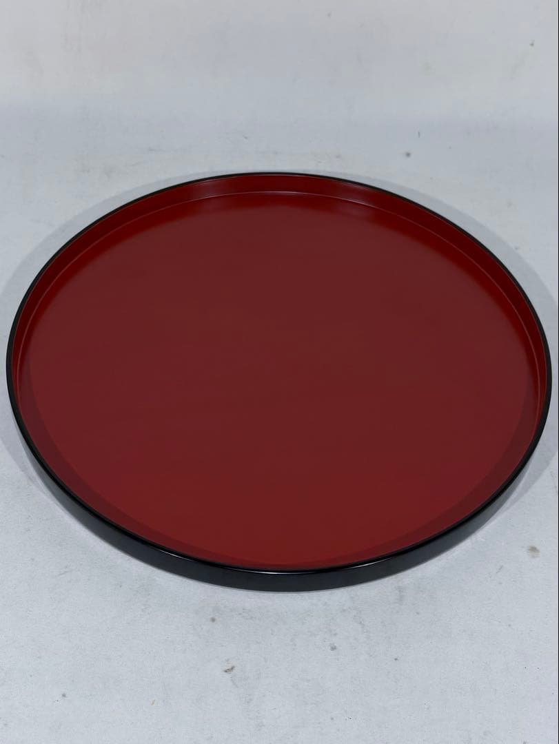 輪島塗　沈金竜胆図　オードブル　美品　共箱　送料込